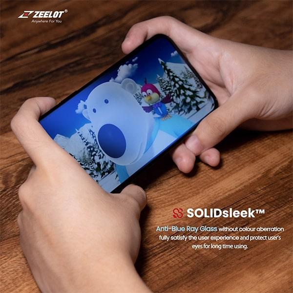 Miếng Dán Cường Lực Chống Vân Tay Solidsleek Zeelot cho iPhone 13 | 14 Series