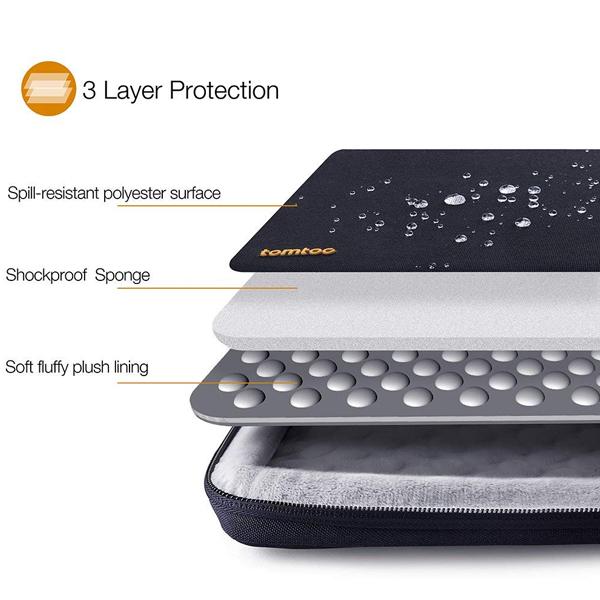 Túi Chống Sốc Tomtoc (USA) 360° Protective Macbook / Laptop 13 inch