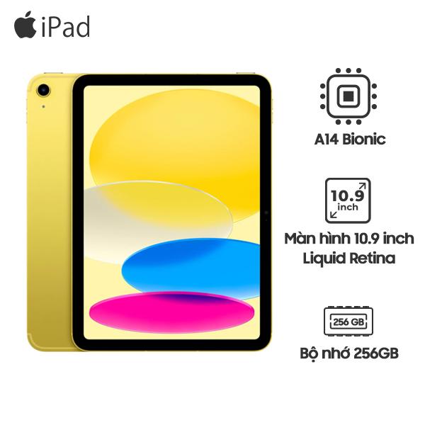 iPad Gen 10 10.9 inch Wifi 5G 256GB  | Chính Hãng Apple Việt Nam