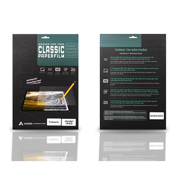 Miếng Dán ANDORA Paperfilm Classic cho iPad Pro 12.9 inch