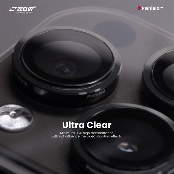 Miếng Dán Camera Sau Cho iPhone 16 Pro | 16 Pro Max Pishield Zeelot Chính Hãng