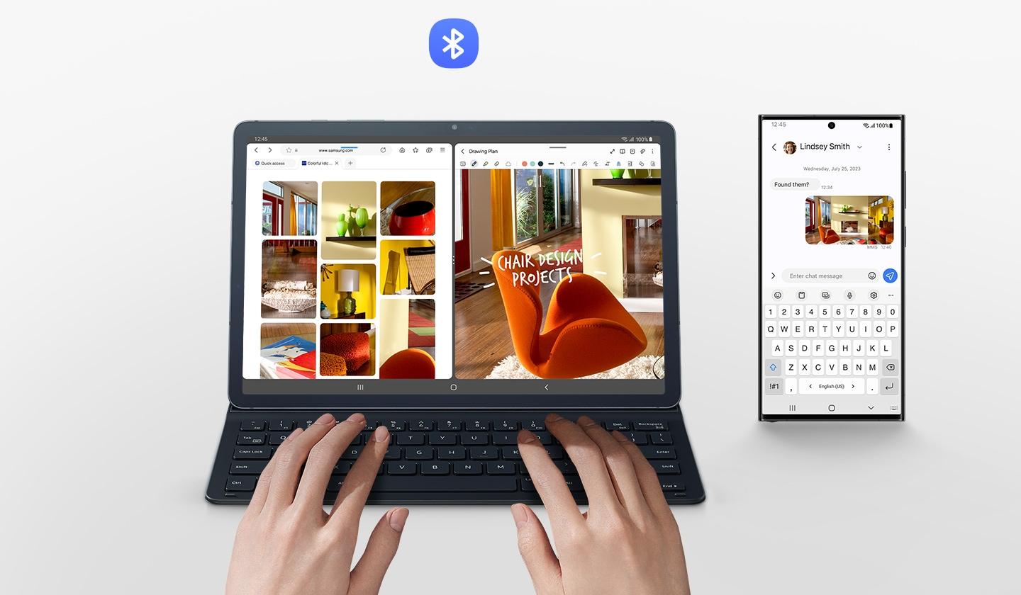 Bao Da Kèm Bàn Phím Samsung Galaxy Tab S9 | S9 FE | S10 | S10 FE | S10 Lite Chính Hãng