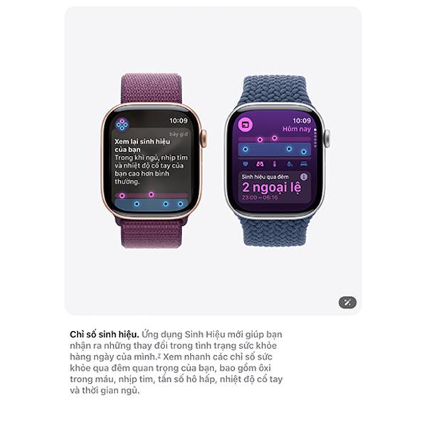 Apple Watch Series 10 42mm GPS Viền Nhôm Dây Cao Su Chính Hãng VN/A