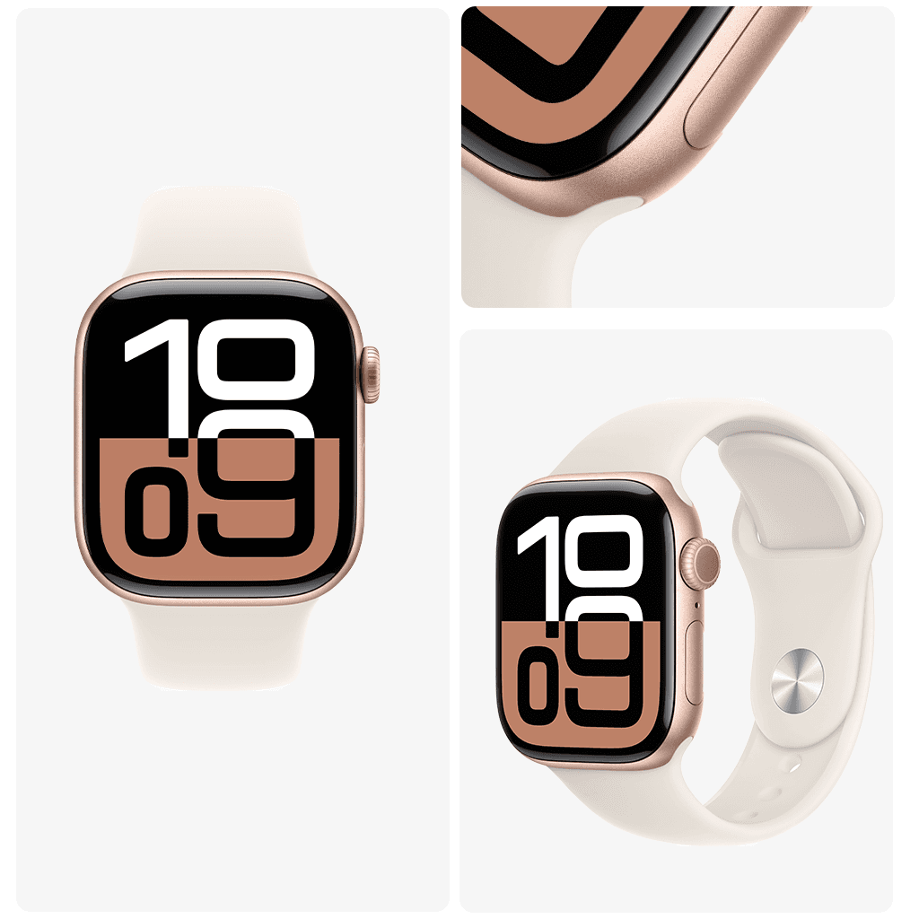 Apple Watch Series 10 42mm GPS Viền Nhôm Dây Cao Su Chính Hãng VN/A