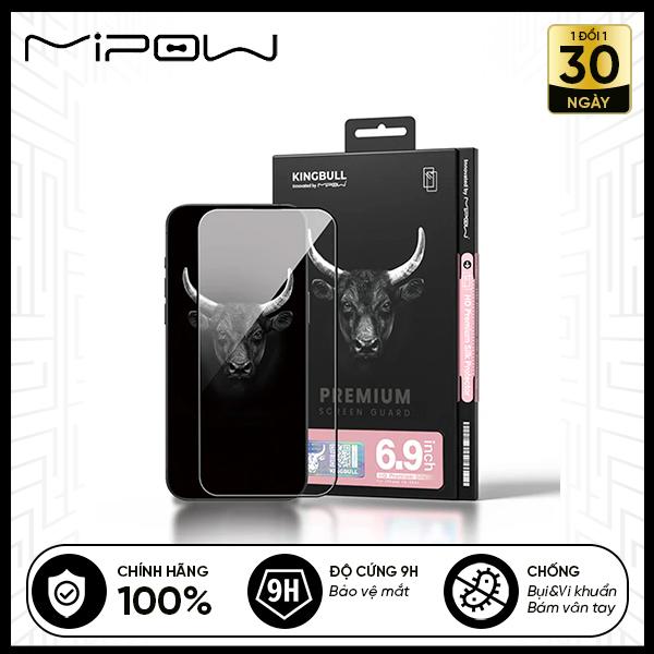 Miếng Dán Cường Lực Mipow KingBull HD Cho iPhone 16 Series