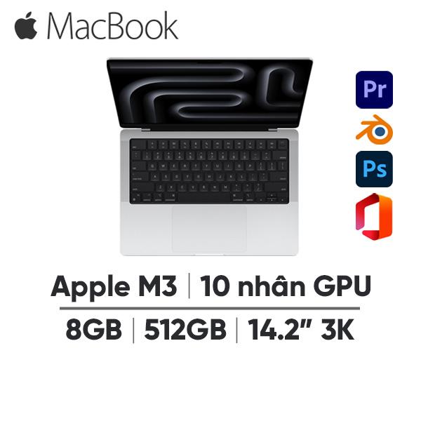 MacBook Pro M3 14 Inch (8GB/512GB) Likenew - Fullbox