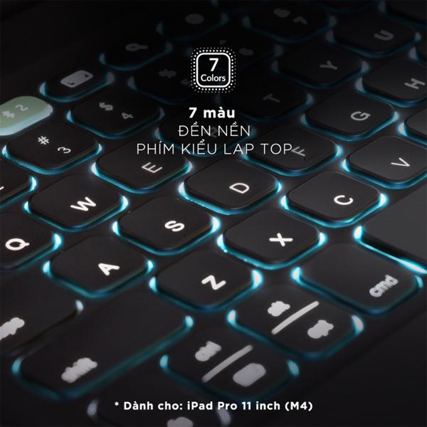 Bao Da Kèm Bàn Phím ZAGG Pro Keys 2 iPad Pro M5 2025 | Pro M4 2024 11 Inch