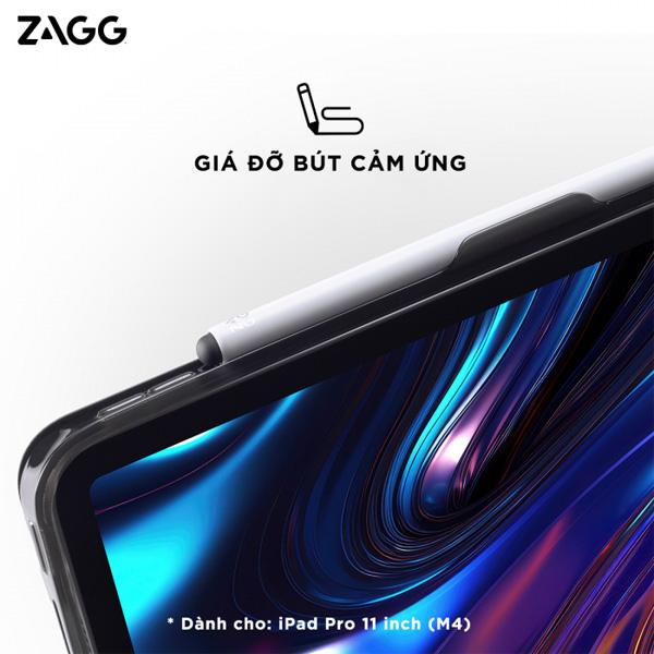 Bao Da Kèm Bàn Phím ZAGG Pro Keys 2 iPad Pro M5 2025 | Pro M4 2024 11 Inch