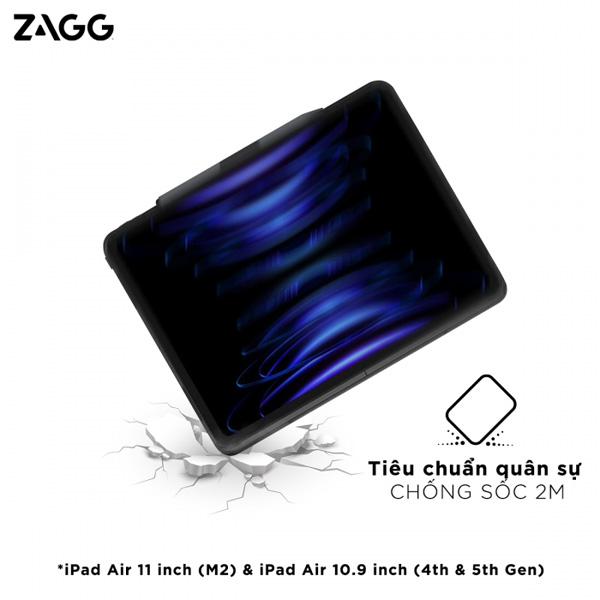 Bao Da Kèm Bàn Phím ZAGG Pro Keys 2 iPad Air M4/M3/M2 (2026/25/24) 11 inch Chính Hãng