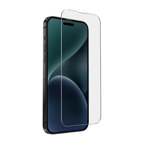 Miếng Dán Cường Lực UNIQ Trong Suốt Viền Đen Cho iPhone 15 Series