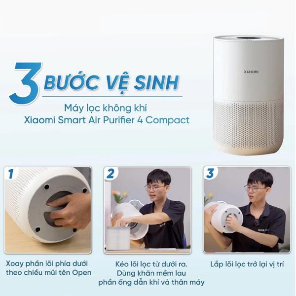 Máy Lọc Không Khí Xiaomi Smart Air Purifier 4 Compact EU Chính Hãng