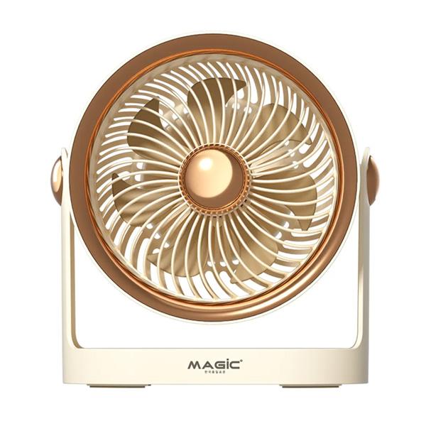 Quạt Mini Để Bàn MAGIC A-005 7 Cánh 360 độ 3600mAh 4 chế độ Chính Hãng