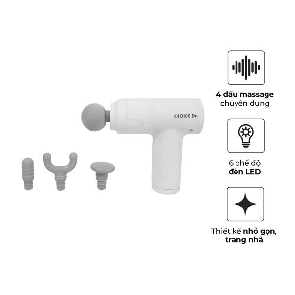 Súng Massage BUHEUNG Choice.Dr DC-001 40W 6 chế độ Chính Hãng