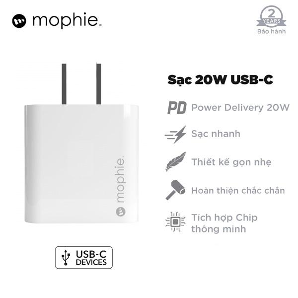 Củ Sạc Mophie PD 20W 1C Chính Hãng
