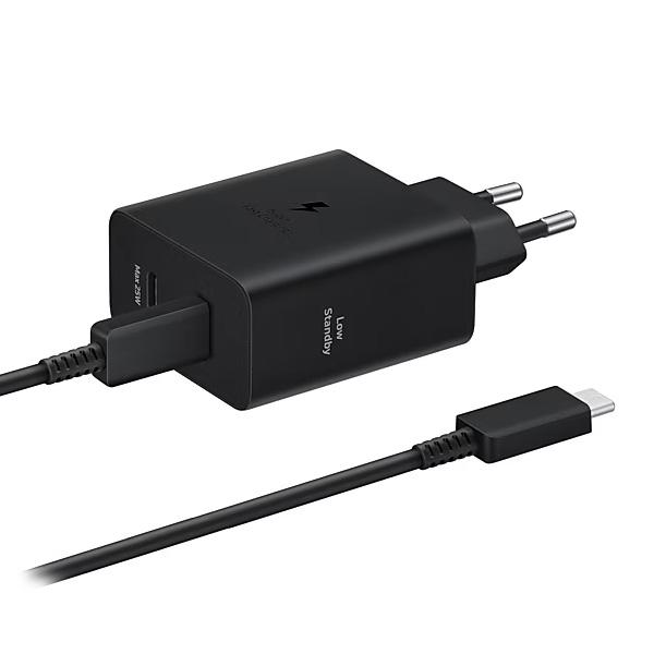 Củ Sạc Nhanh Kèm Cáp Samsung 2 Cổng 50W Chính Hãng