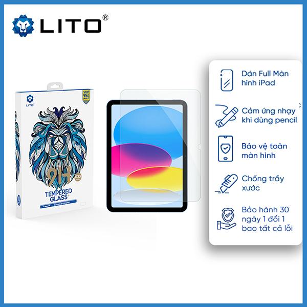 Cường Lực iPad LITO M+0.3mm 2.5D Chính Hãng