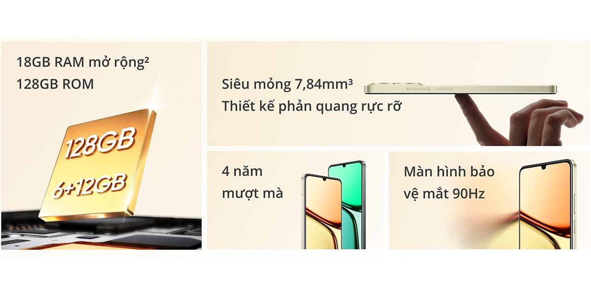 Realme C61 4GB/128GB Chính Hãng