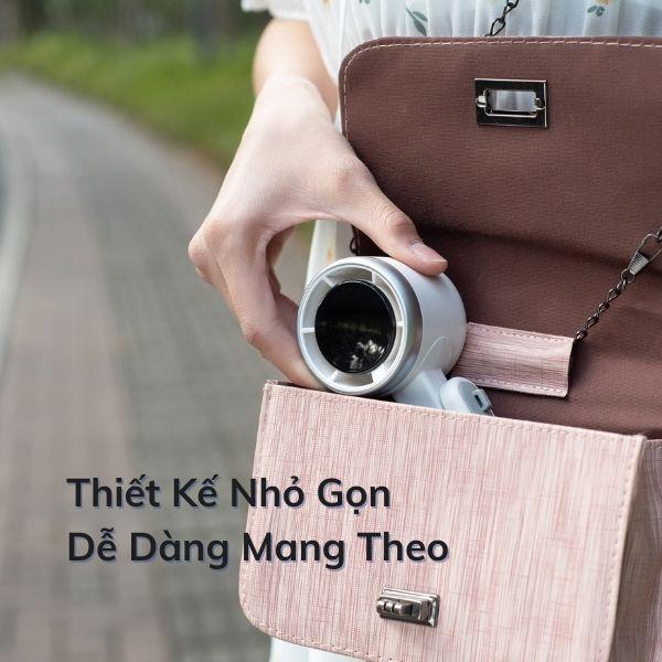 Quạt Mini Cầm Tay AOSIMAX Mini Foldable Turbo N607 3600mAh Chính Hãng 