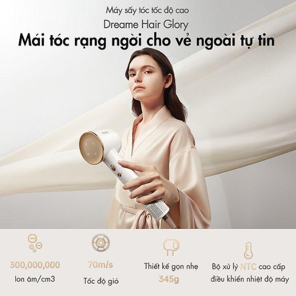Máy sấy tóc Dreame Glory Standard Pro | Sấy Nhanh Trong 2 Phút | Chế Độ Nóng Lạnh Luân Phiên Chính Hãng