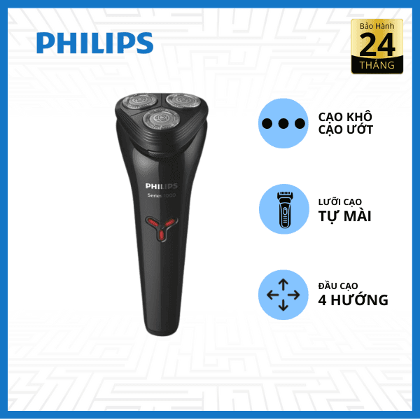 Máy cạo râu Philips S1103/02 Chống Nước IPX7 Chính Hãng