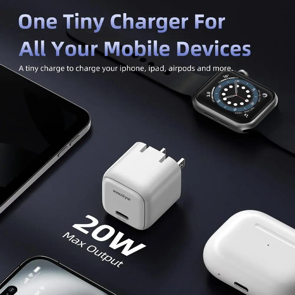 Củ Sạc Innostyle GOCHARGE PD/PPS 20W – Sạc Nhanh Siêu Nhỏ Chính Hãng