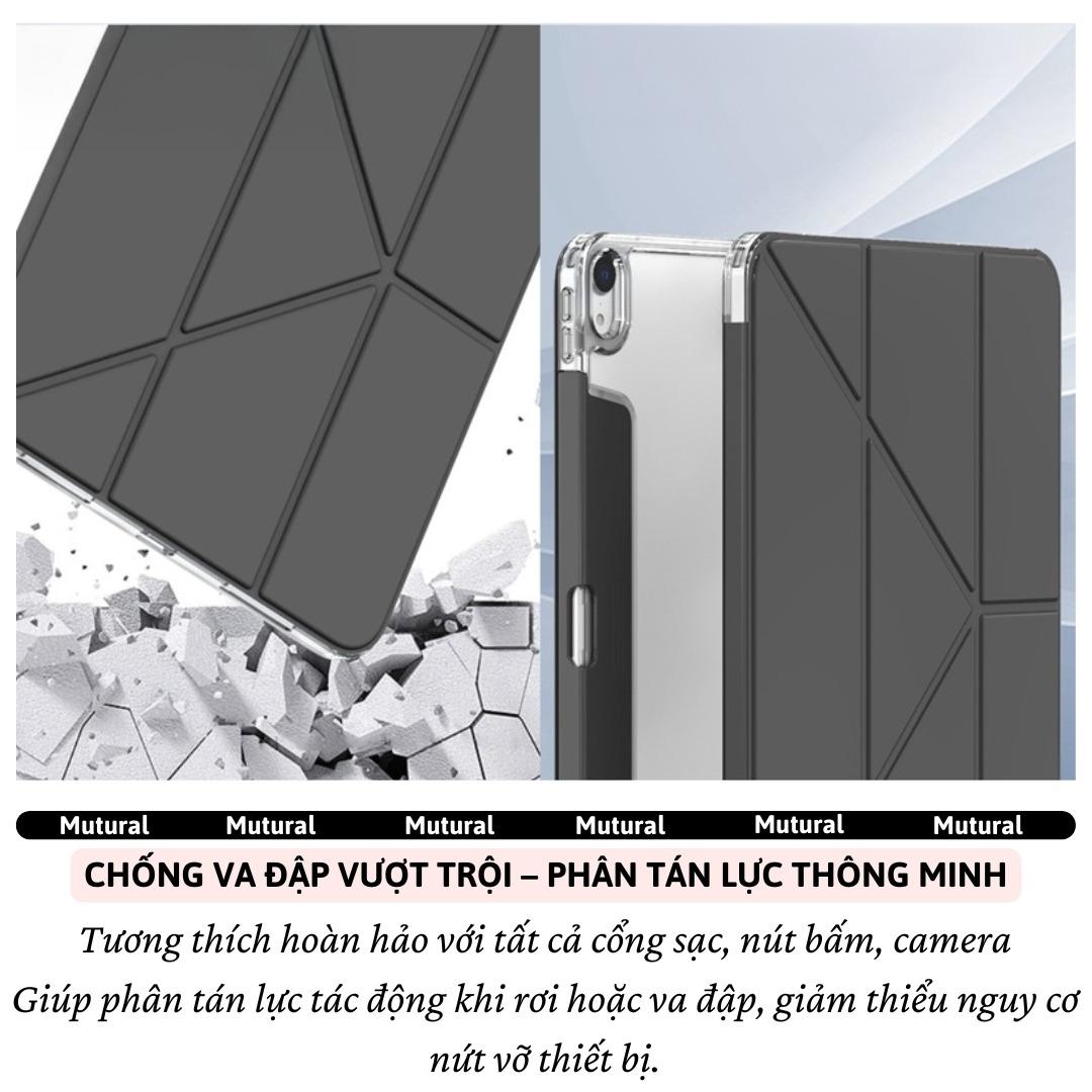 Bao Da MUTURAL Clear Pro Cho iPad Gen 10 | Gen 11 10.9 Inch Chính Hãng