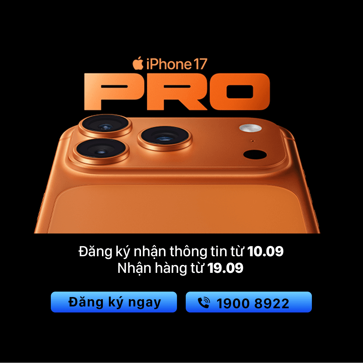 Đặt trước iPhone 17 Series Chính Hãng Apple Việt Nam