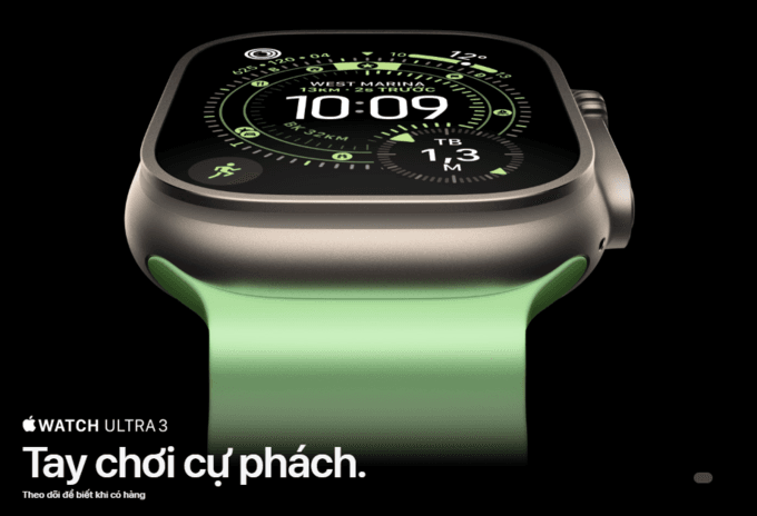 Apple Watch Ultra 3 Titan tự nhi&ecirc;n d&acirc;y Ocean
