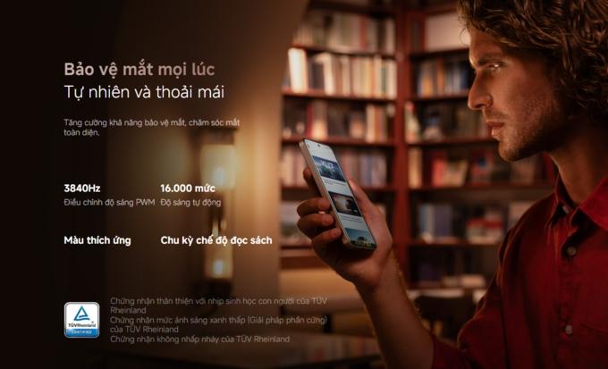 M&agrave;n h&igrave;nh 6,83 inch 1,5K ch&acirc;n thực, sống động&nbsp;