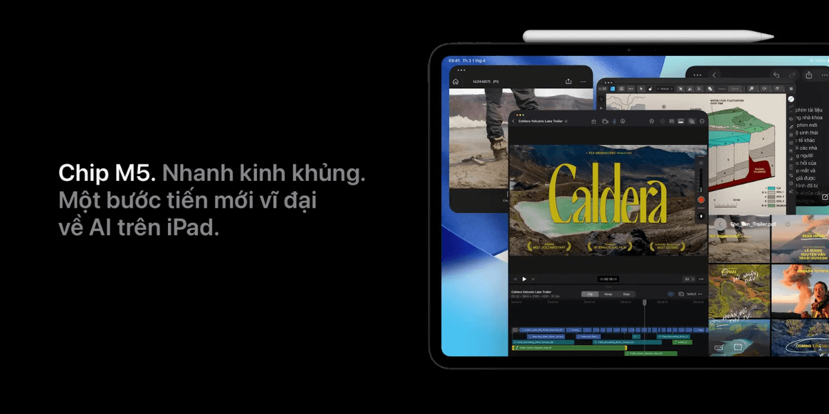 iPad Pro M5 11 inch 2025 5G 256GB | Chính Hãng Apple Việt Nam 