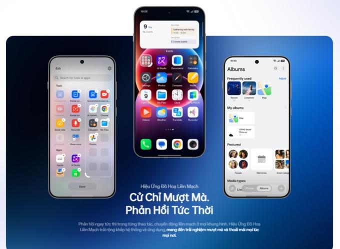 Giao diện v&agrave; trải nghiệm mượt m&agrave;, th&ocirc;ng minh