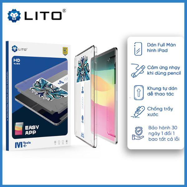 Cường Lực iPad LITO M+0.3mm 2.5D Chính Hãng