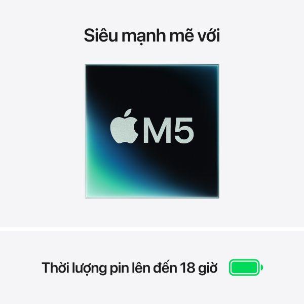 MacBook Air M5 13 Inch 10 CPU 8 GPU (16GB/512GB) | Chính Hãng Apple Việt Nam