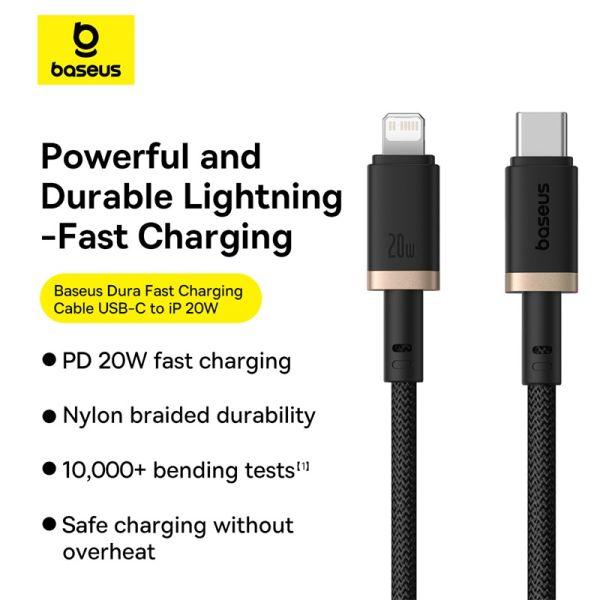 Cáp Baseus Dura Series Type-C To Lightning 20W 1m