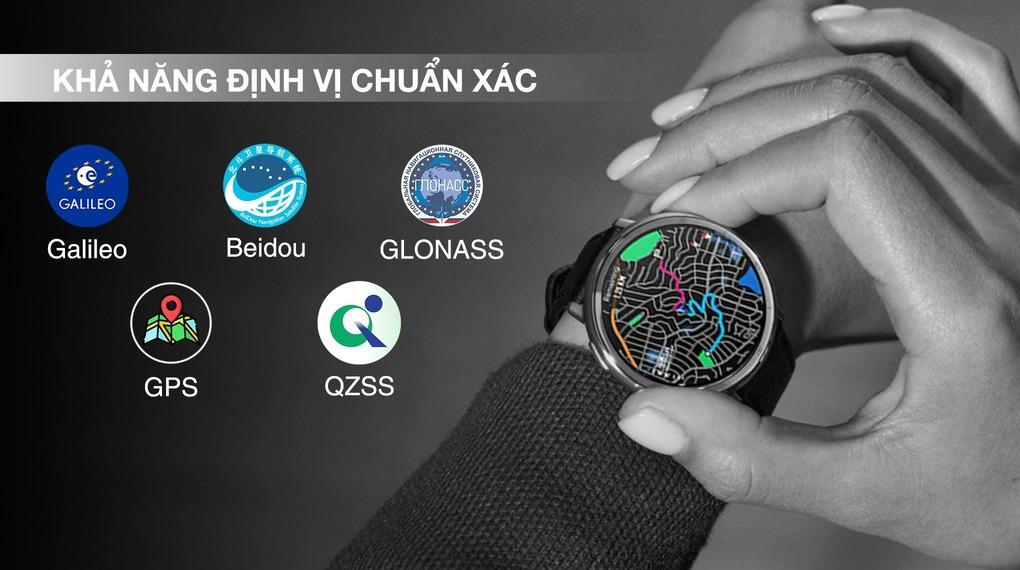 Định vị độc lập v&agrave; Bản đồ ngoại tuyến tiện lợi của Amazfit Active 2 Premium