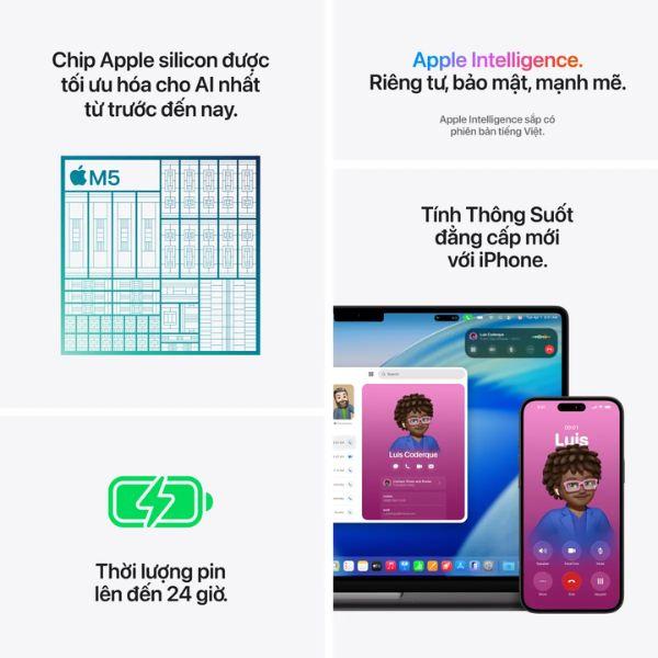 MacBook Pro M5 14 Inch 10 CPU 10 GPU (16GB/512GB) | Chính Hãng Apple Việt Nam
