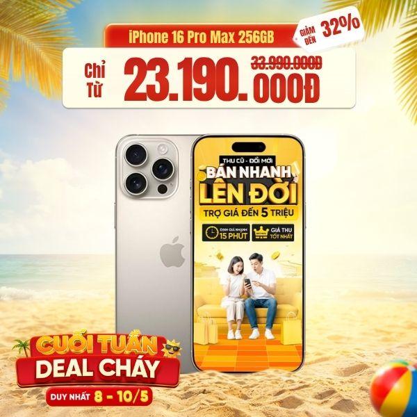 iPhone 16 Pro Max 256GB Máy Đẹp