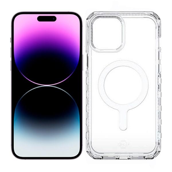 Ốp lưng Trong Suốt Mipow Magsafe Tempered Glass cho iPhone 14 Series