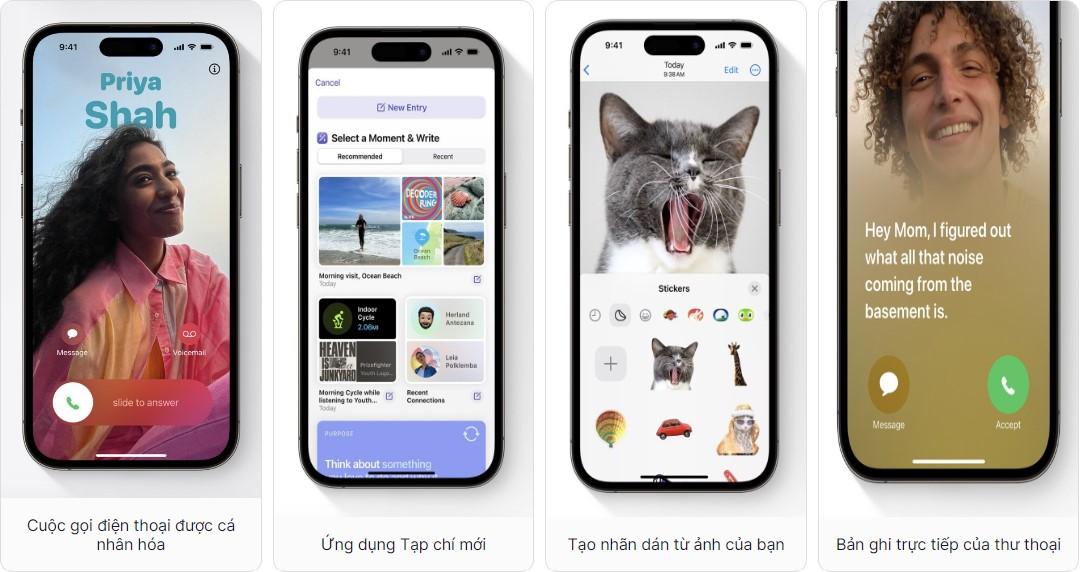hệ điều hành ios 17