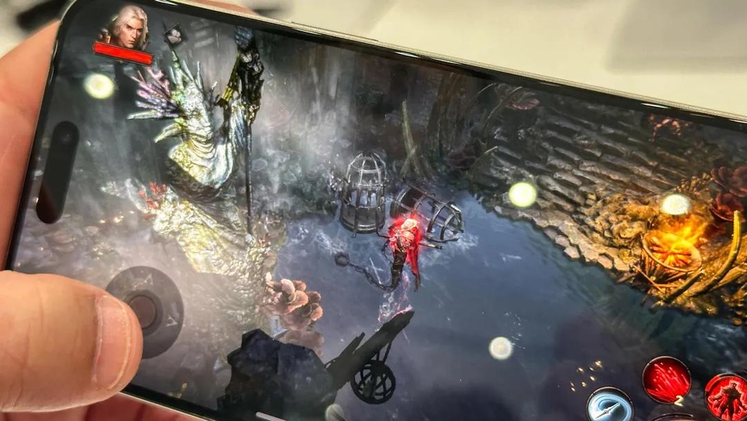 chơi game trên iphone 15 pro max