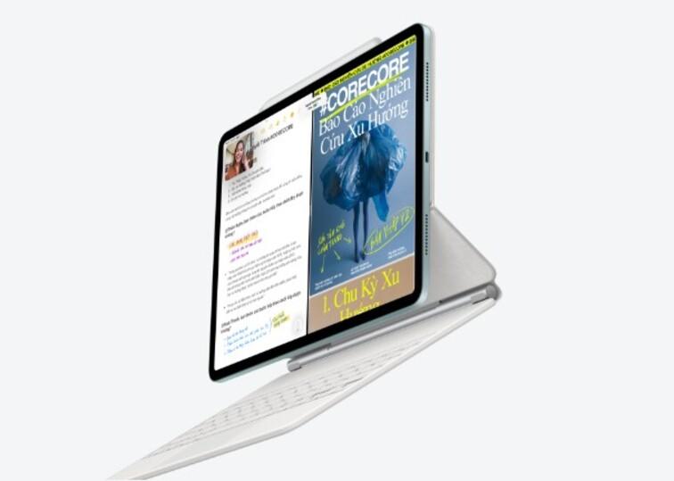 magic keyboard trên ipad air 6