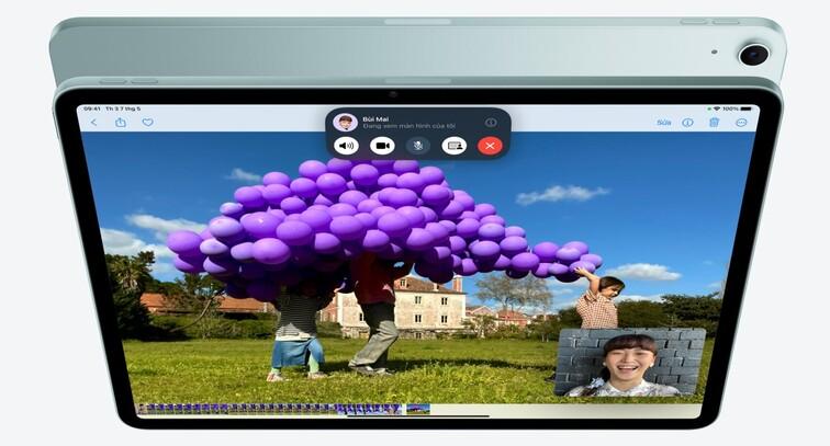 camera trên ipad air m2