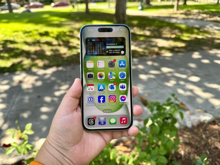 màn hình iphone 15 cũ