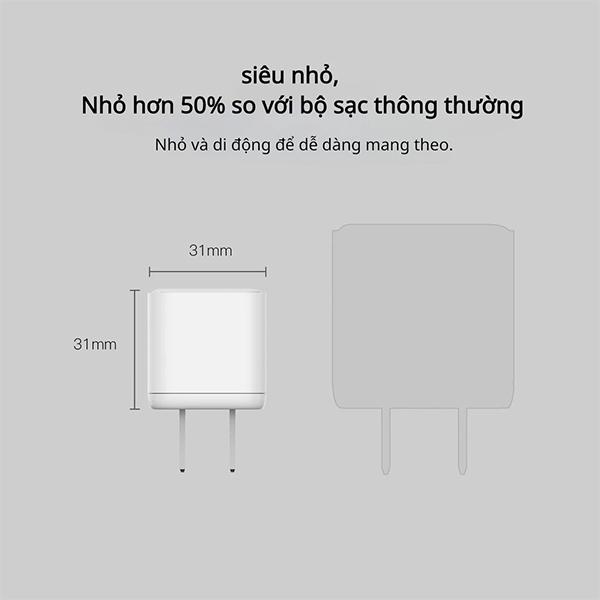 Bộ Sạc Nhanh Diposi Kèm Cáp C to C PD20W Chính Hãng