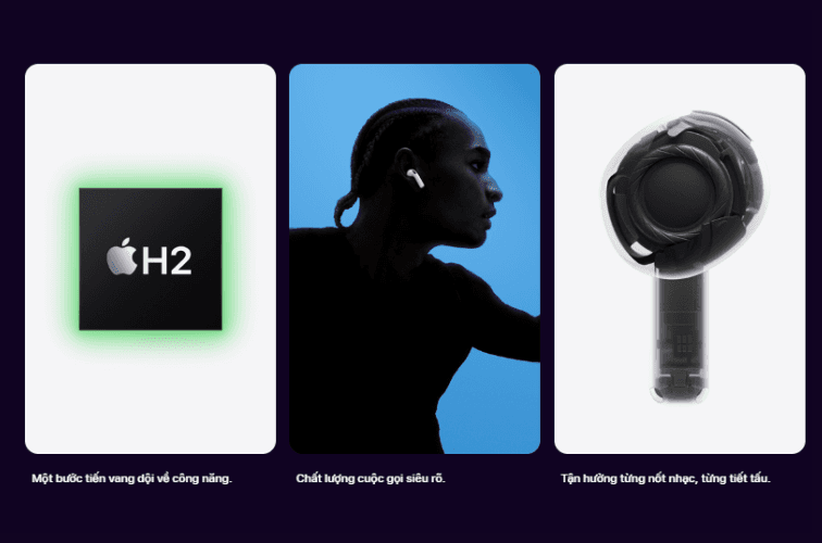Trang bị Chip Apple H2