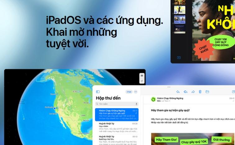 hệ điều hành trên ipad air m3