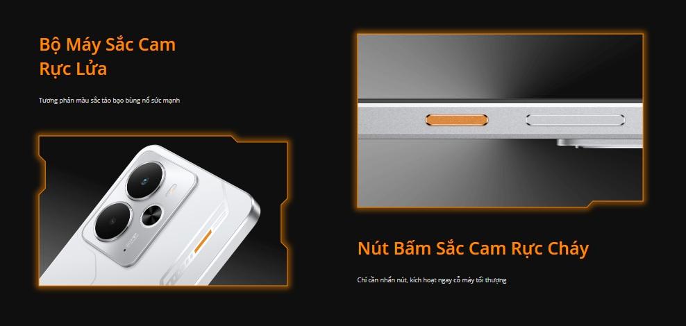 Bộ máy sắc cam rực lửa