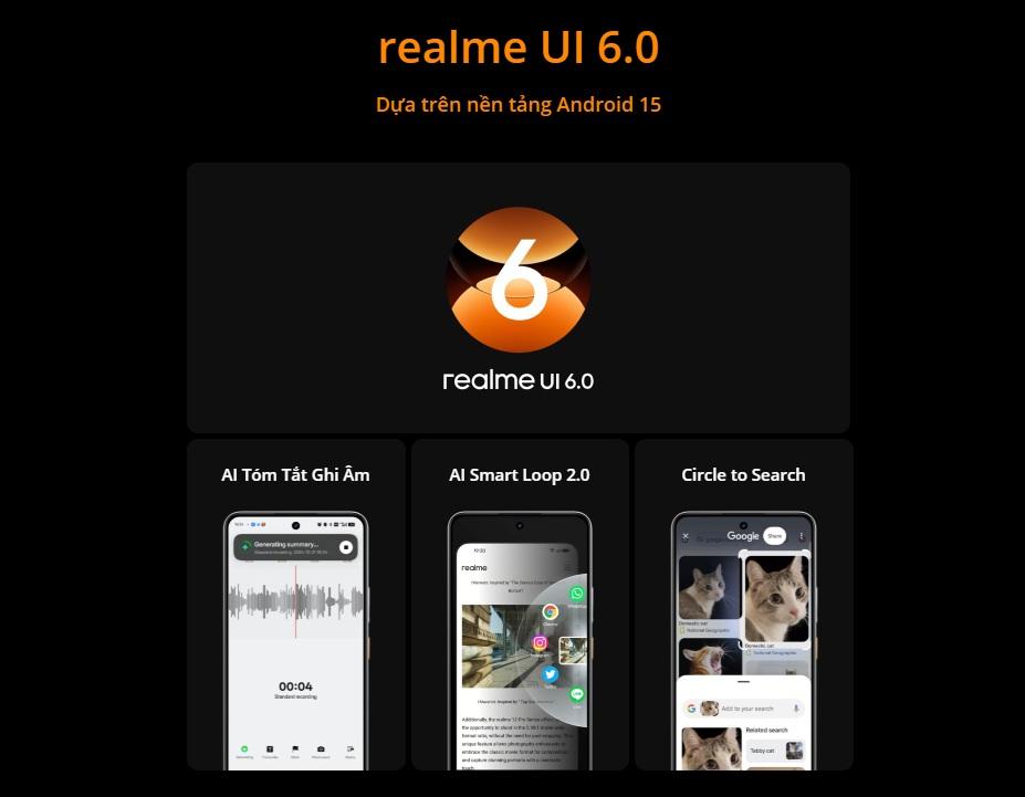 Giao diện realme UI 6.0