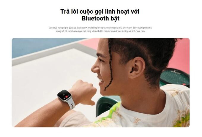 Nghe gọi Bluetooth rõ nét, linh hoạt với micro kép