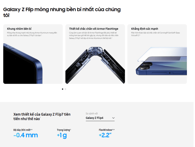 Chiếc Flip mỏng nhất từ trước đến nay